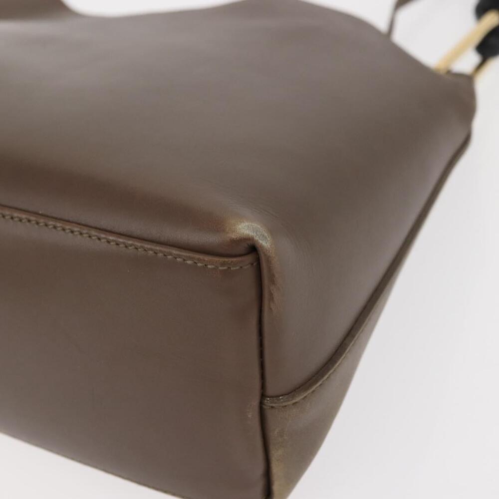 GUCCI Bamboo Hand Bag Leather Brown Gold 001 2058 1883 0 Auth ep11407 - Picture 14 of 16
